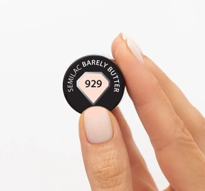 Semilac x Margaret UV Nagellack 929 Barely Butter 7 ml