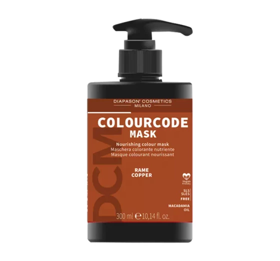 Kliknij na zdjęcie, aby je powiększyć DIAPASON COSMETICS MILANO COLOURCODE COLORATION HAARMASKE COPPER 300ML