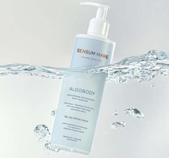Kliknij na zdjęcie, aby je powiększyć Sensum Mare Algobody Feuchtigkeitsspendend-beruhigendes Duschgel 300ml