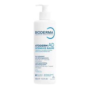 Bioderma Atoderm AD Intensive Baume – Lipid-auffüllender, regenerierender Körperbalsam gegen Juckreiz für trockene und zu Atopie neigende Haut, 400 ml