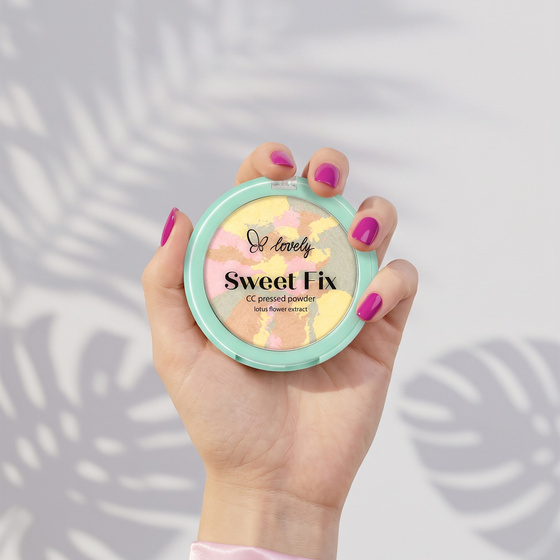 Kliknij na zdjęcie, aby je powiększyć Lovely Sweet Fix mattierender Kompaktpuder für das Gesicht 4,5 g