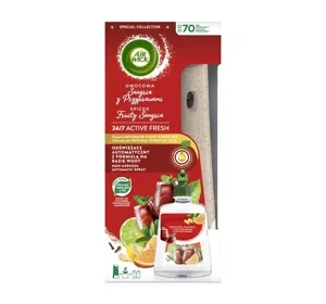 Air Wick 24/7 Active Fresh Set Automatischer Lufterfrischer + Nachfüller Fruchtige Sangria