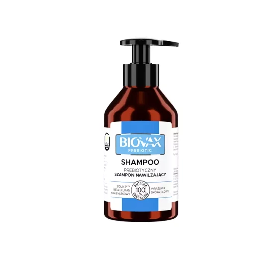 BIOVAX PREBIOTIC SHAMPOO PRÄBIOTISCHES FEUCHTIGKEITSSPENDENDES SHAMPOO 200ML
