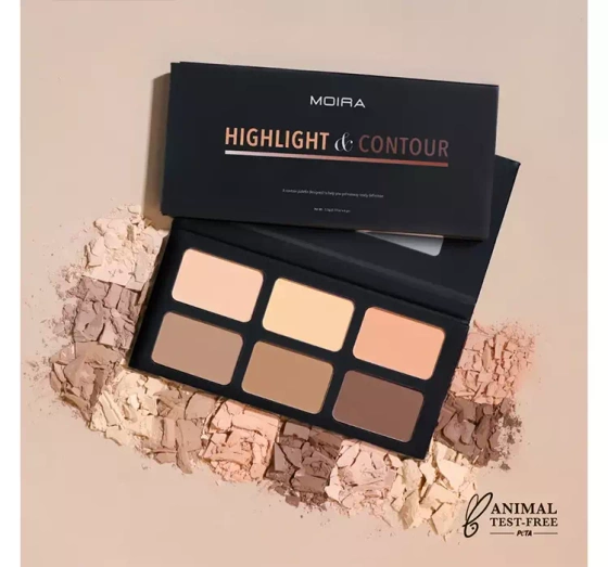 MOIRA HIGHLIGHT&CONTOUR MAKE UP PALETTE 33G
