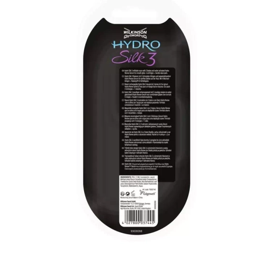 Kliknij na zdjęcie, aby je powiększyć WILKINSON SWORD HYDRO SILK 3 RASIERER + 4 ERSATZKLINGEN