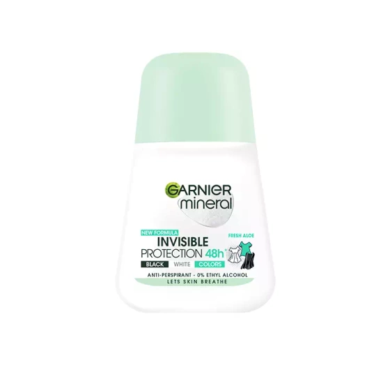 GARNIER MINERAL INVISIBLE PROTECTION 48H FRESH ALOE ANTITRANSPIRANT ROLL-ON 50ML