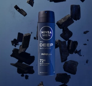NIVEA MEN DEEP ANTITRANSPIRANT MIT AKTIVKOHLE SPRAY 250ML