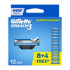 Gillette Mach3 Rasierklingen für Herren, 12 Stück
