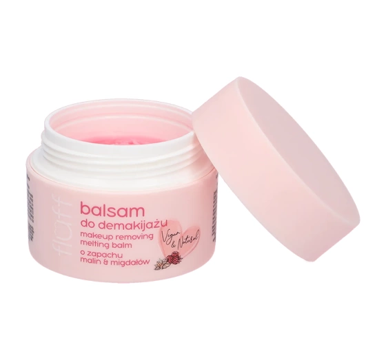 FLUFF MAKEUP REMOVER BALM BALSAM ZUR MAKE-UP-ENTFERNUNG HIMBEERE MANDEL 50 ML