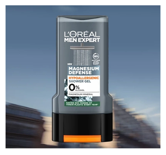 Kliknij na zdjęcie, aby je powiększyć LOREAL MEN EXPERT MAGNESIUM DEFENSE DUSCHGEL 400ML