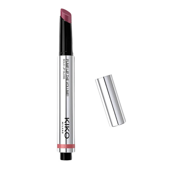 Kliknij na zdjęcie, aby je powiększyć KIKO Milano Pump Up The Volume Solid Lip Gloss – feuchtigkeitsspendender Lippen-Gloss 04 Mauve Bouquet 2 g