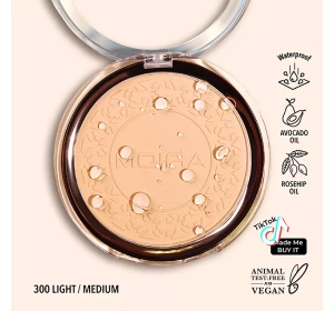 MOIRA SOFT FOCUS WASSERFESTES GESICHTSPUDER 300 LIGHT/MEDIUM 11,5G