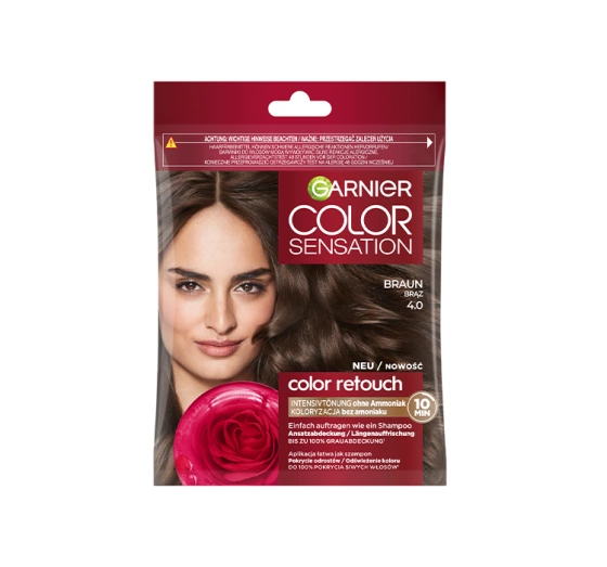 Kliknij na zdjęcie, aby je powiększyć Garnier Color Sensation Haarfärbeshampoo 4.0 Braun