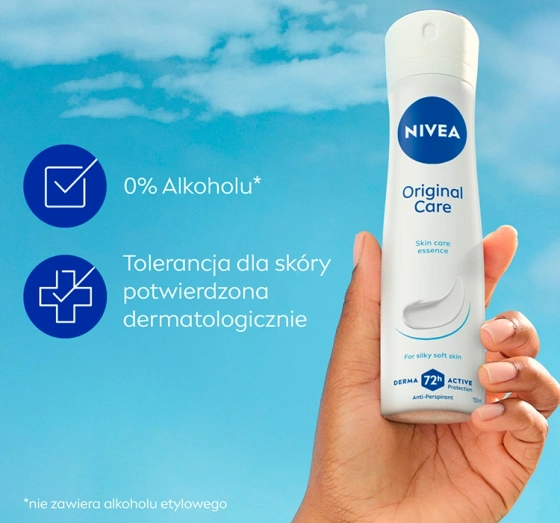 NIVEA ORIGINAL CARE ANTITRANSPIRANT SPRAY FÜR FRAUEN 150ML