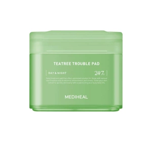 Mediheal Tea Tree Trouble Pad Tonisierende Gesichtspads mit Teebaum-Extrakt 100 Stück