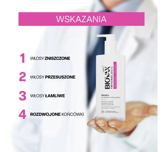 Biovax Trychologic Trockenheit und Brüchigkeit Haarmaske 200 ml