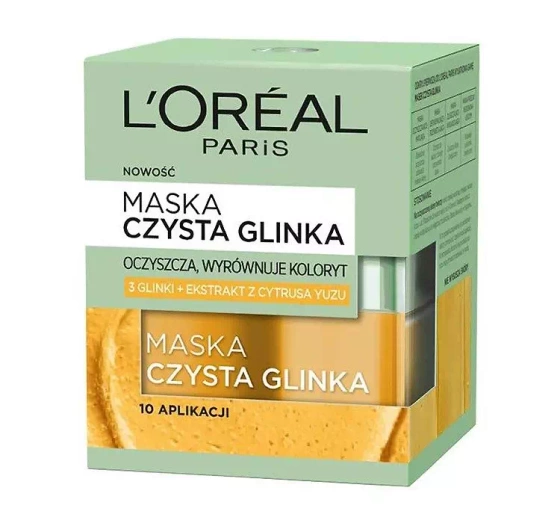 Kliknij na zdjęcie, aby je powiększyć LOREAL PURE CLAYS ERHELLENDE MASKE 50 ML
