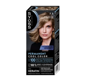 SYOSS PERMANENTE COLORATION HAARFARBE 7_5 NATÜRLICHES ASCHBLOND
