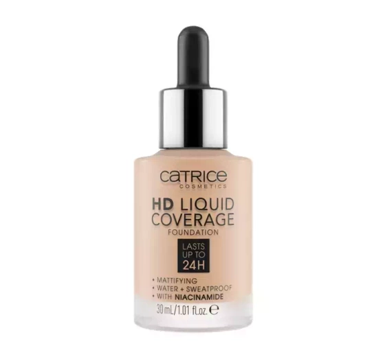 CATRICE HD LIQUID COVERAGE FOUNDATION 030 SAND BEIGE 30 ML