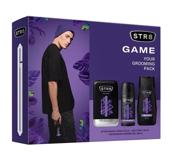 Kliknij na zdjęcie, aby je powiększyć STR8 GAME ASL 100ML + DEODORANT 150ML + SG 250ML