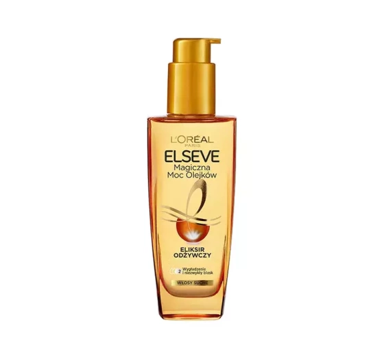 Kliknij na zdjęcie, aby je powiększyć LOREAL ELSEVE ÖLKRAFT ERNÄHRENDES ELIXIER 100ML
