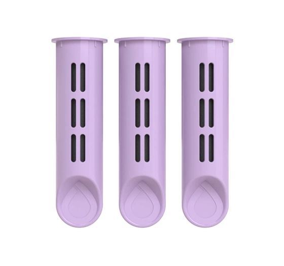 Dafi Aktivkohlefilter für Dafi Soft und Solid Wasserflasche Violett 3 Stück