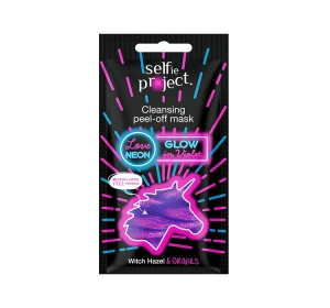 Selfie Project Love Neon Reinigende Peel-Off-Maske Violet 10ml