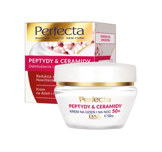 Kliknij na zdjęcie, aby je powiększyć PERFECTA PEPTIDE&CERAMIDE FEUCHTIGKEITSCREME FÜR TAG UND NACHT 50+ 50ML