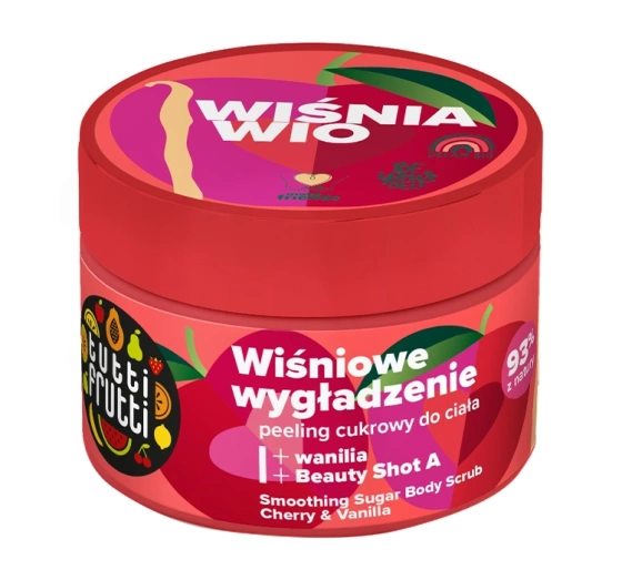Farmona Tutti Frutti Wiśnia Wio Zucker-Körperpeeling Kirsche Vanille 300 g