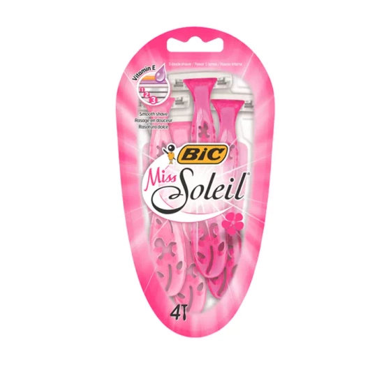 Kliknij na zdjęcie, aby je powiększyć BIC MISS SOLEIL EINWEGRASIERER FÜR FRAUEN 4 STÜCK