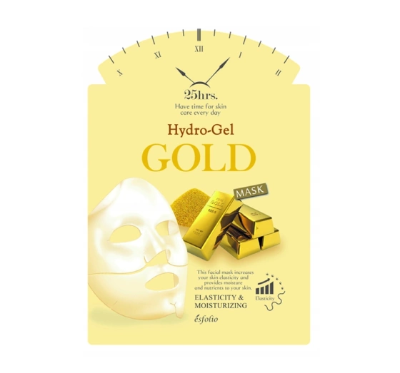 Esfolio Hydra-Gel Gold Hydrogel-Tuchmaske mit Gold 28g
