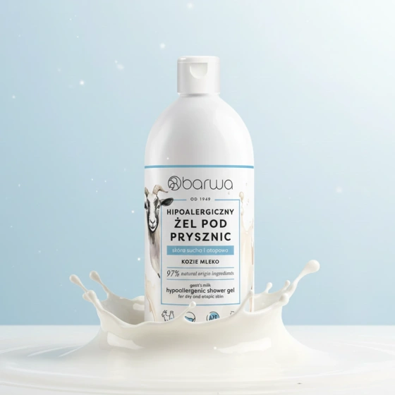 Kliknij na zdjęcie, aby je powiększyć Barwa Hypoallergenes Duschgel für trockene Haut Ziegenmilch 400 ml