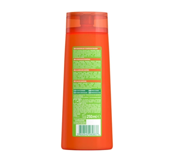 Kliknij na zdjęcie, aby je powiększyć GARNIER FRUCTIS GOODBYE DAMAGE SHAMPOO 250 ML