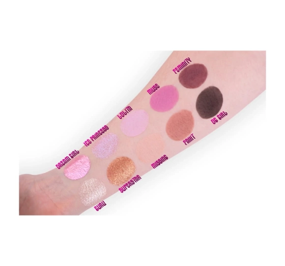 Kliknij na zdjęcie, aby je powiększyć MIYO X OLUCZKA GIRL BOSS LIDSCHATTENPALETTE 13G