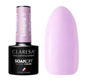 CLARESA SOAK OFF HYBRIDLACK LOLLIPOP 5 5ML