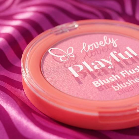 Kliknij na zdjęcie, aby je powiększyć Lovely Playful Blush Flush – cremig-pudriges Rouge 01 Girly 7 g