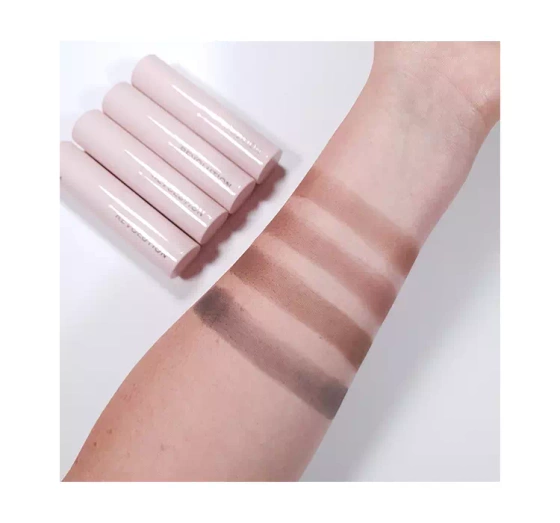 MAKEUP REVOLUTION BROW POWDER AUGENBRAUENSET STEMPEL + SCHABLONEN MEDIUM BROWN