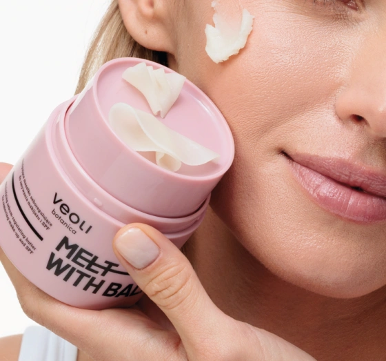 Veoli Botanica Melt With Balance Emulgierender Make-up-Entfernungsbalsam für problematische Haut 40 g