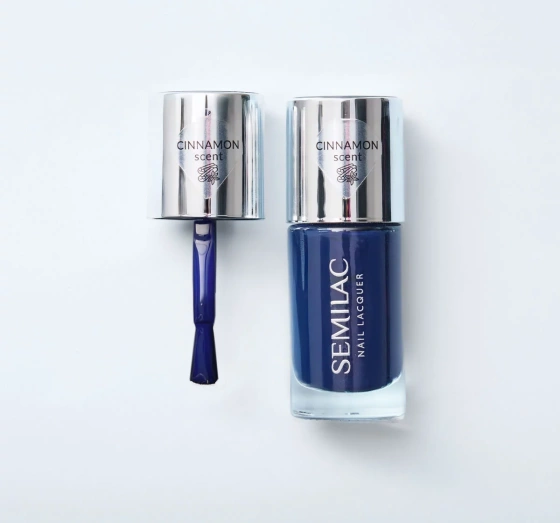 Semilac Nail Lacquer Klassischer Nagellack 113 Blue Ink 9 ml 