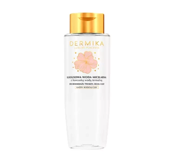 Dermika Luxury Placenta Luxuriöses Mizellenwasser für Gesicht, Augen und Lippen 400ml