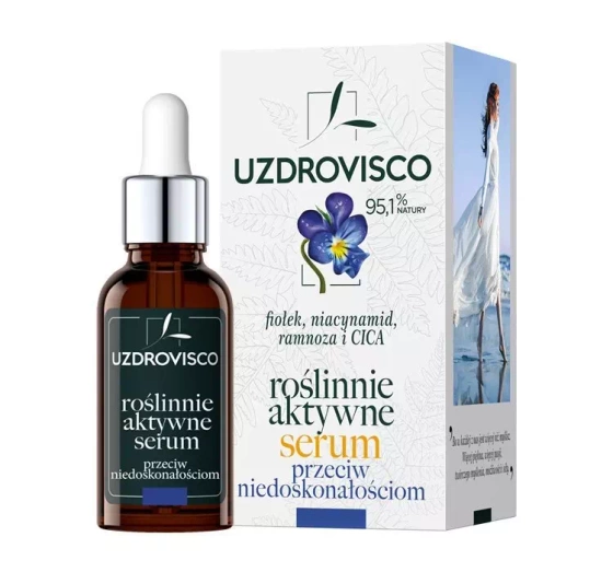 UZDROVISCO ACKERVEILCHEN PFLANZENAKTIVES SERUM GEGEN UNVOLLKOMMENHEITEN 30ML
