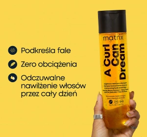 Matrix A Curl Can Dream Feuchtigkeitsspendendes Shampoo für gewelltes Haar 300 ml
