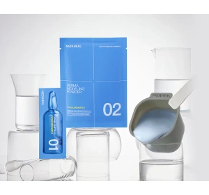 Mediheal Derma Modeling Pack Hyaluronate Moisture Gesichtspflege-Set Algenmaske 28 g + Serum 2 ml