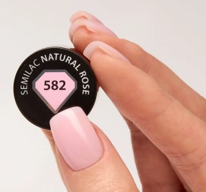 SEMILAC NUDE NAILS HYBRIDLACK 582 NATURAL ROSE 7ML