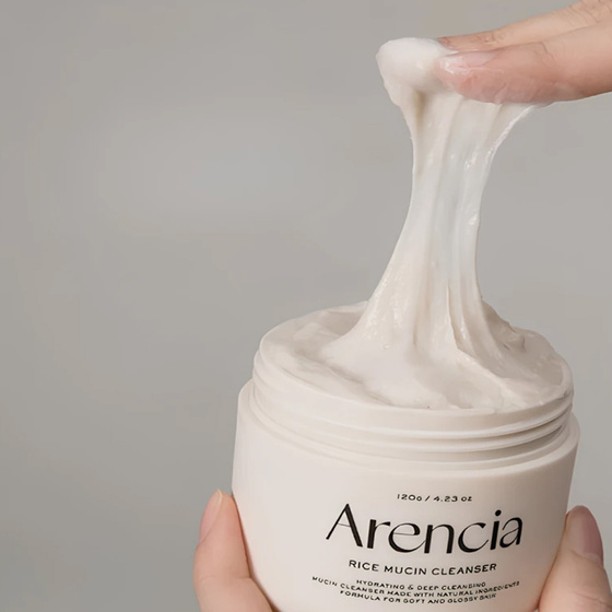 Arencia Rice Mucin Cleanser – aufhellende und feuchtigkeitsspendende Gesichtsreinigungscreme 120 g