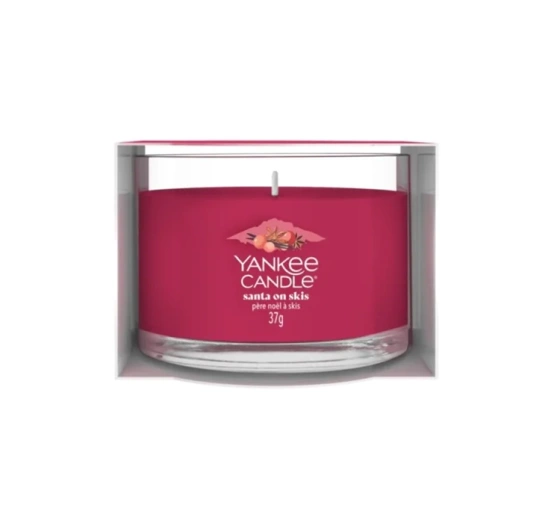 Kliknij na zdjęcie, aby je powiększyć Yankee Candle Signature Apres Ski Mini-Duftkerze Santa on Skis 37 g