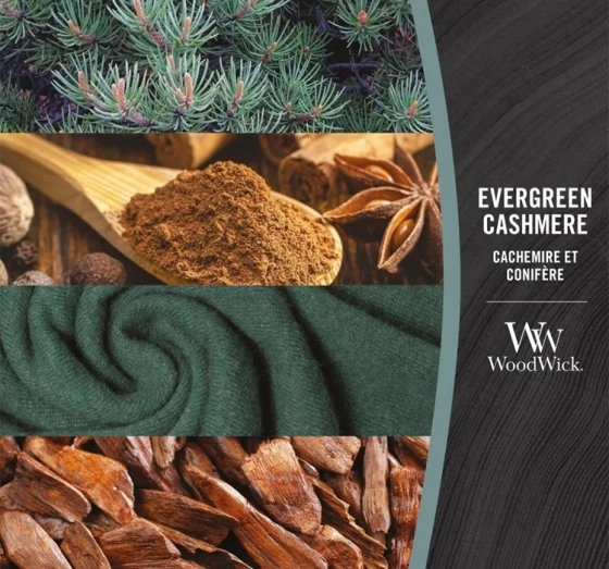 Woodwick Ellipse Candle Duftkerze Evergreen Cashmere 453,6 g