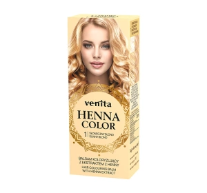 Venita Henna Color Farbpflegespülung mit Henna-Extrakt 1 Sonniges Blond 75 ml