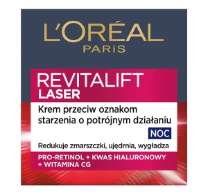 L'Oréal Paris Revitalift Laser Anti-Aging-Nachtcreme mit Dreifachwirkung 50 ml