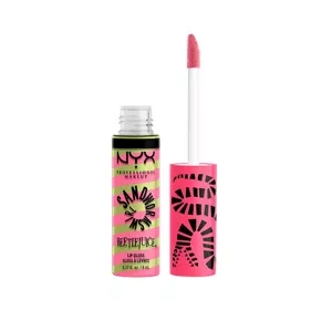 NYX Professional Make Up x Beetlejuice Sandworm Swirl Lip Gloss 01 Pink + Green 10ml